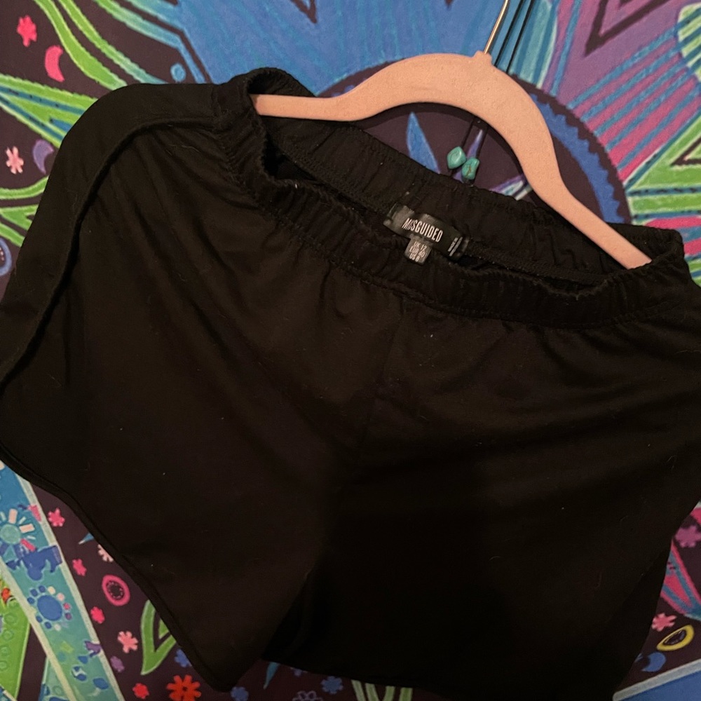 Black shorts missguided